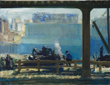 George Wesley Bellows Painting - Mañana azul 1909 George Wesley Bellows